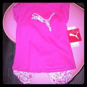 Toddler girl puma set